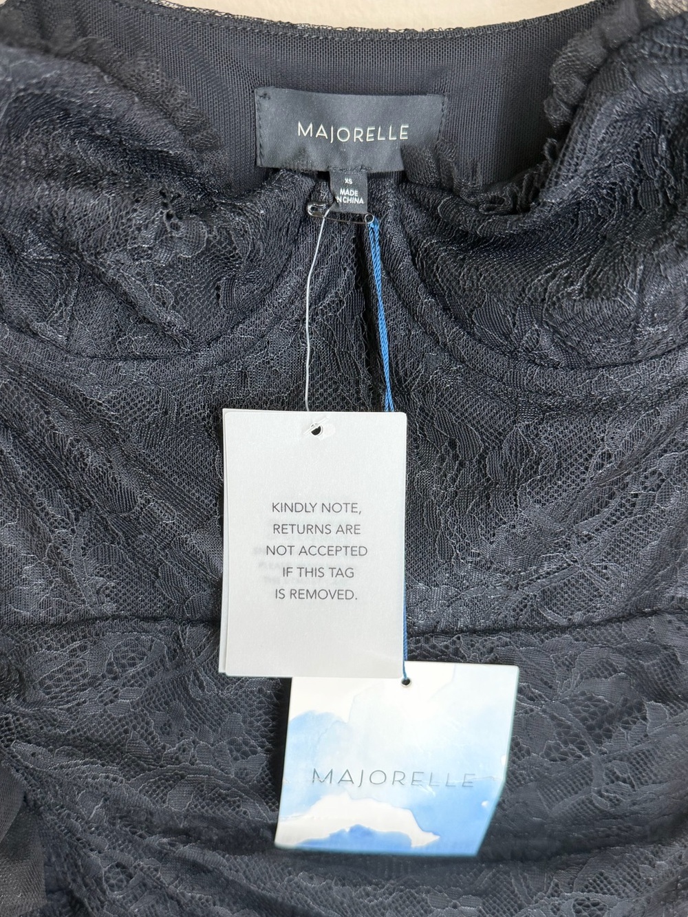 MAJORELLA Salma Gown in Black - Picture 5 of 5